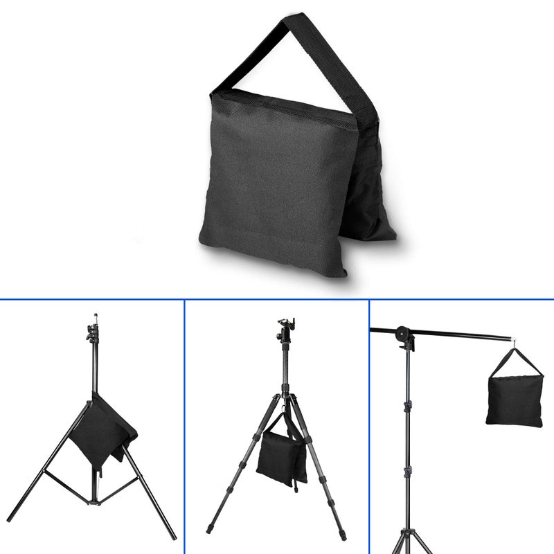 EMART Upgraded Heavy Duty Sandbag, Photo Video Studio Weight Bag Saddlebag Design for Photography Light Stand Tripod, Umbrella Base, Camping, Pop up Tent, Fishing Chair - 6 Pack - Image 4
